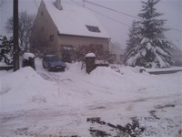 Odvoz sněhu z obce 2010